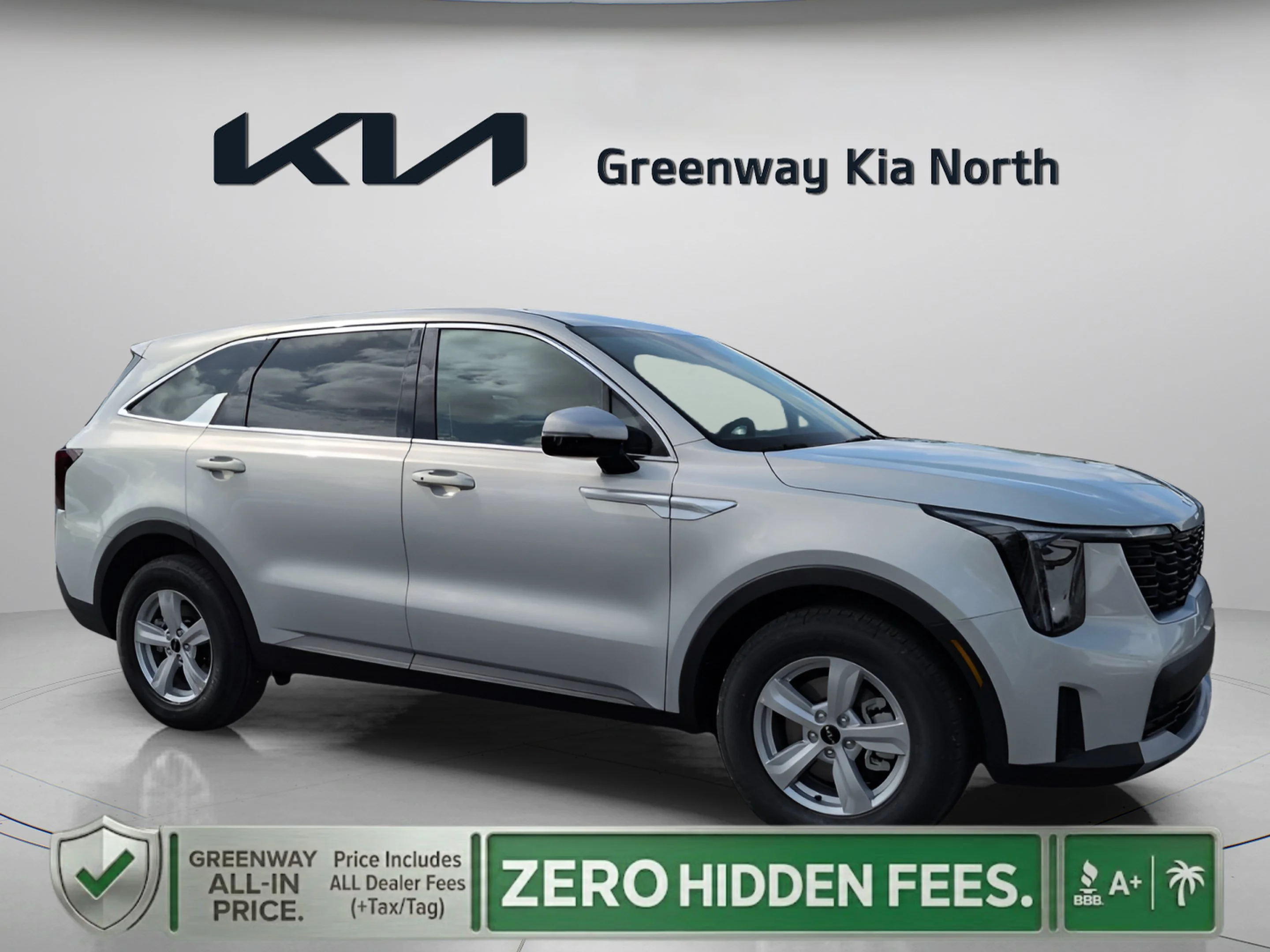 New 2026 Ivory Silver Kia LX image 1