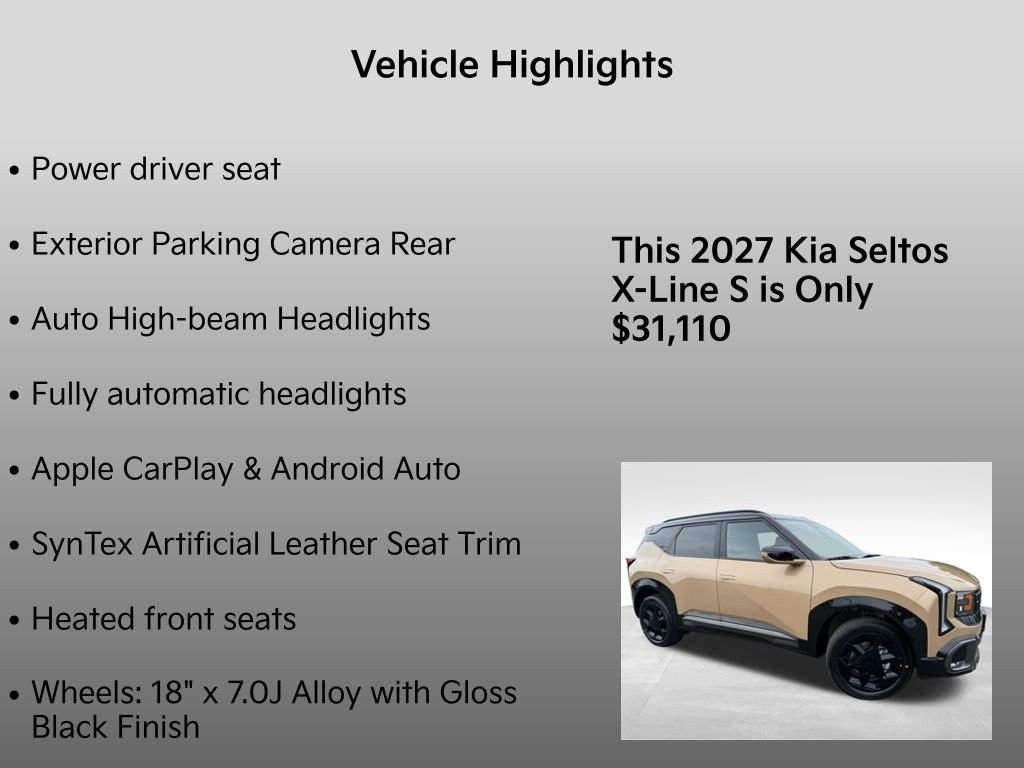 New 2027 Terrain Brown / Black Roof Kia X-Line S image 32