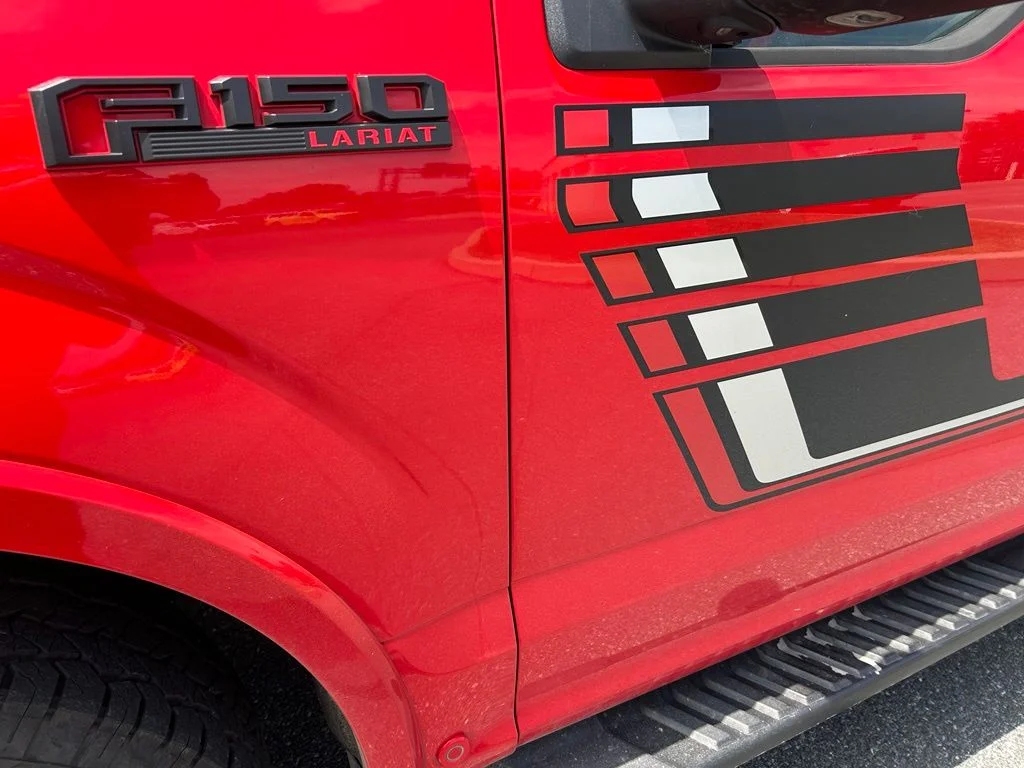 Used 2018 Race Red Ford Lariat image 10