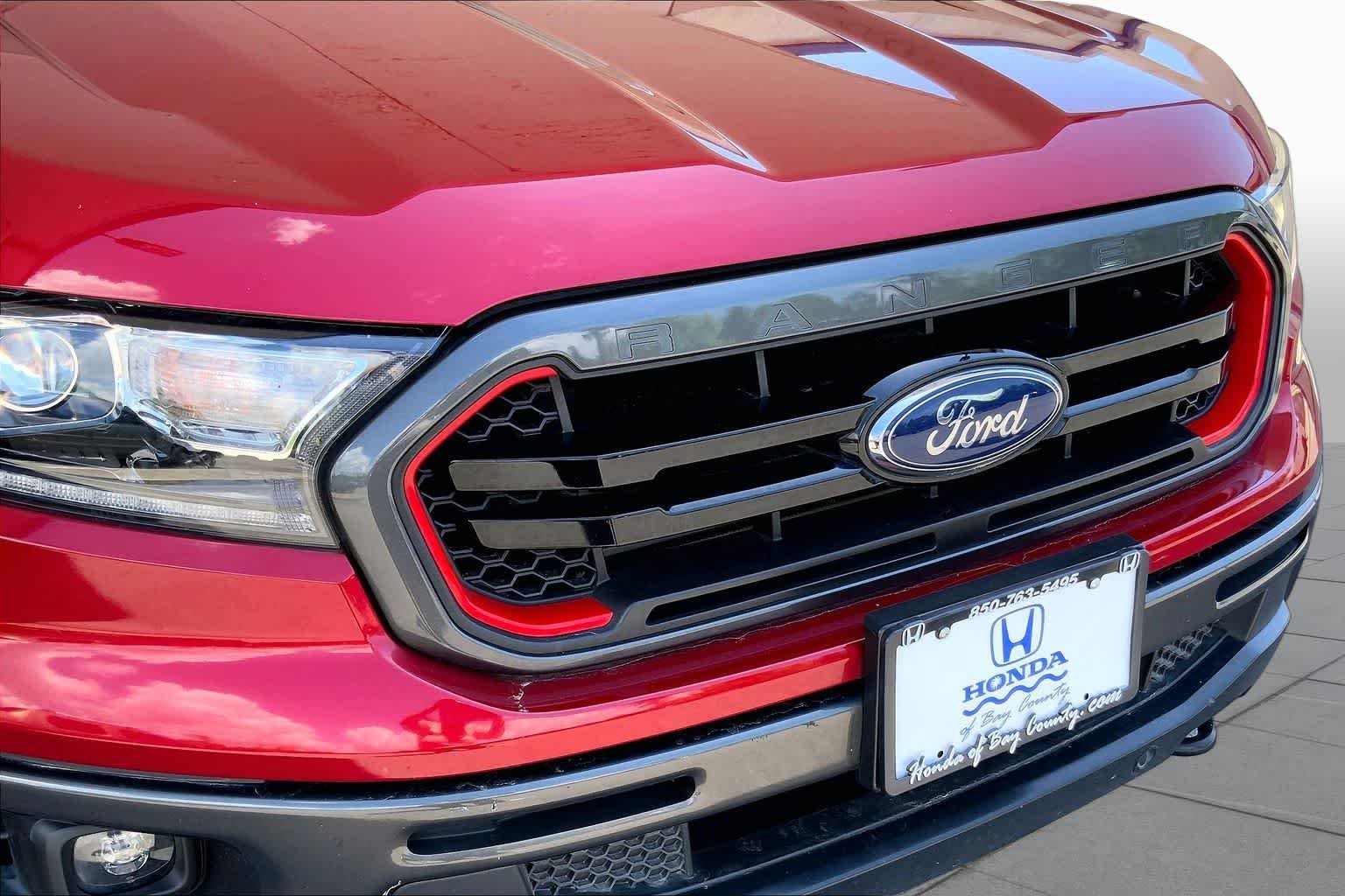 Used 2021 Rapid Red Metallic Tinted Clearcoat Ford LARIAT image 31