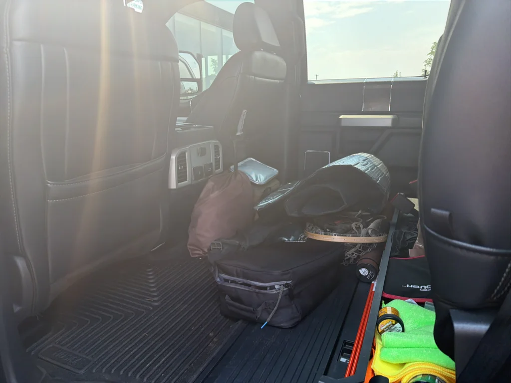Used 2022 Antimatter Blue Metallic Ford LARIAT image 8
