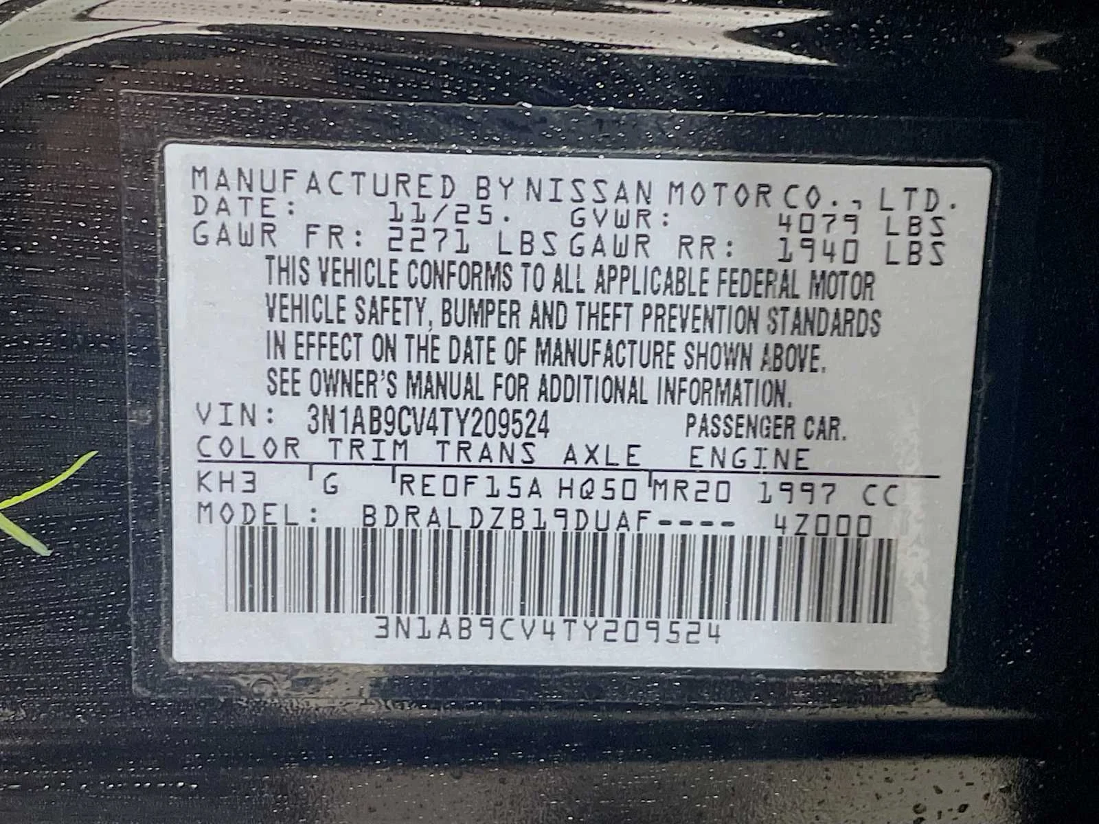 New 2026 Super Black Nissan SV image 6