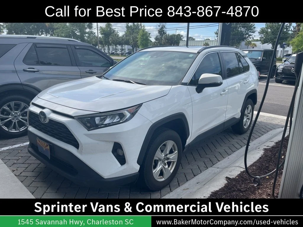 Used 2021 White Toyota XLE image 1