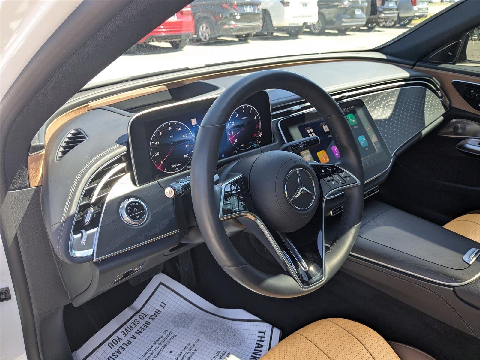 Used 2024 MANUFAKTUR Moonlight White Metallic Mercedes-Benz E 450 image 12