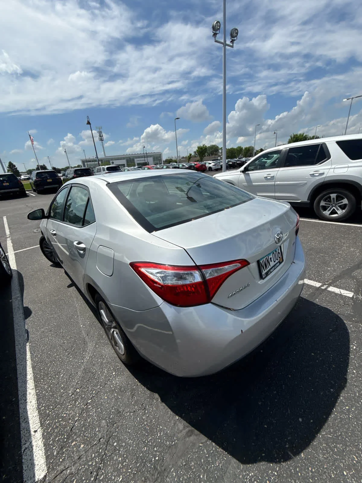 Used 2015 Classic Silver Metallic Toyota LE Plus image 8
