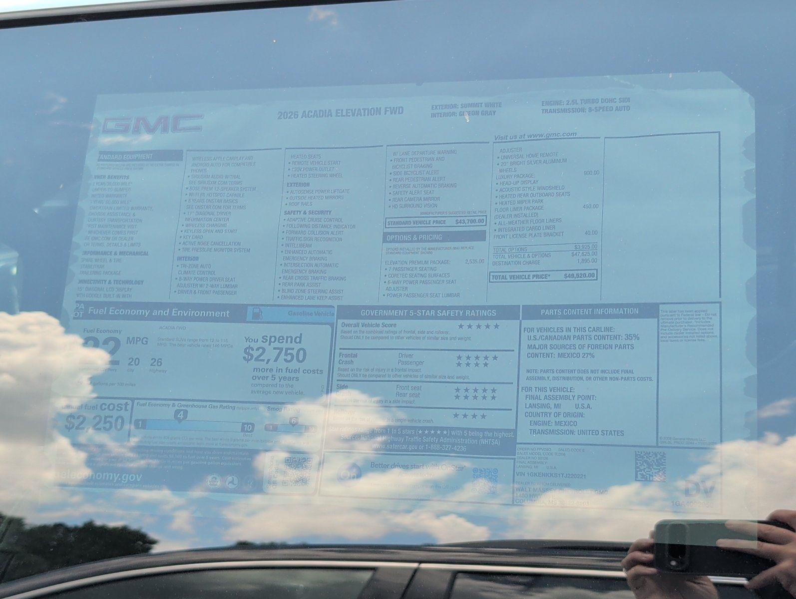 2026 GMC Acadia Elevation - Photo 35