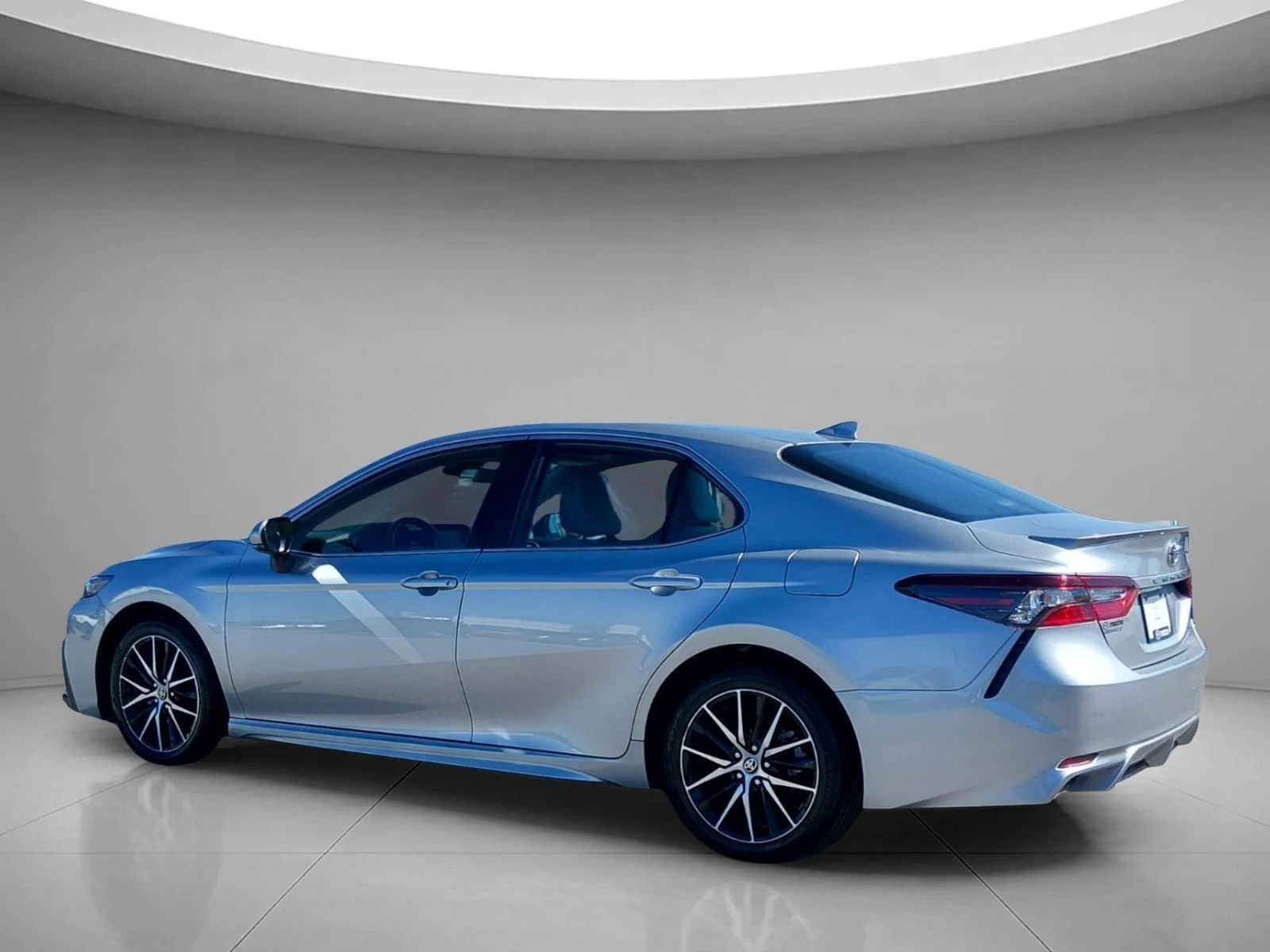 Used 2024 Celestial Silver Metallic Toyota SE image 3