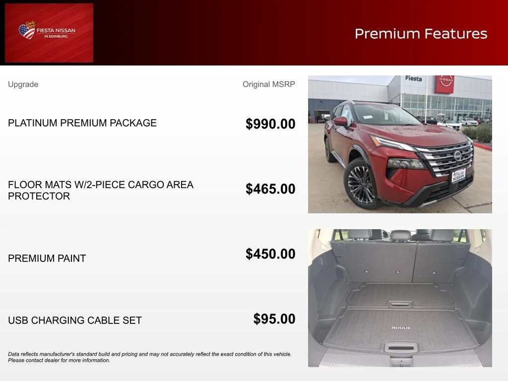 New 2026 Scarlet Ember Tintcoat Nissan Platinum image 3