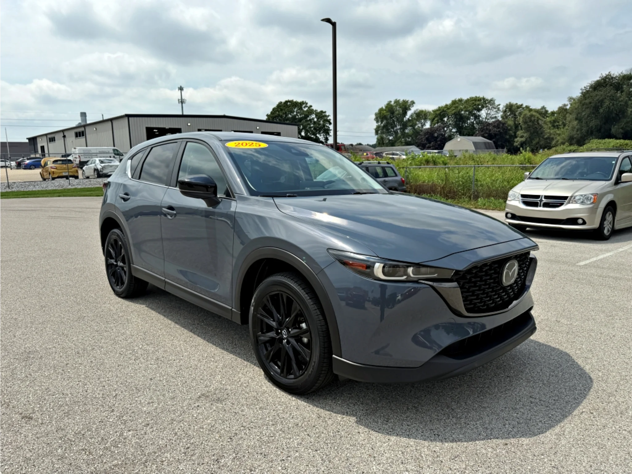 Used 2025 Polymetal Gray Metallic Mazda 2.5 S Carbon Edition image 4
