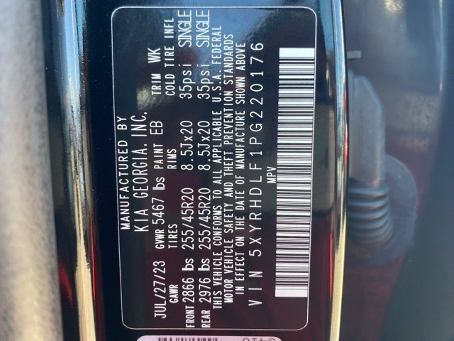 Used 2023 Ebony Black Kia X-Line EX image 25