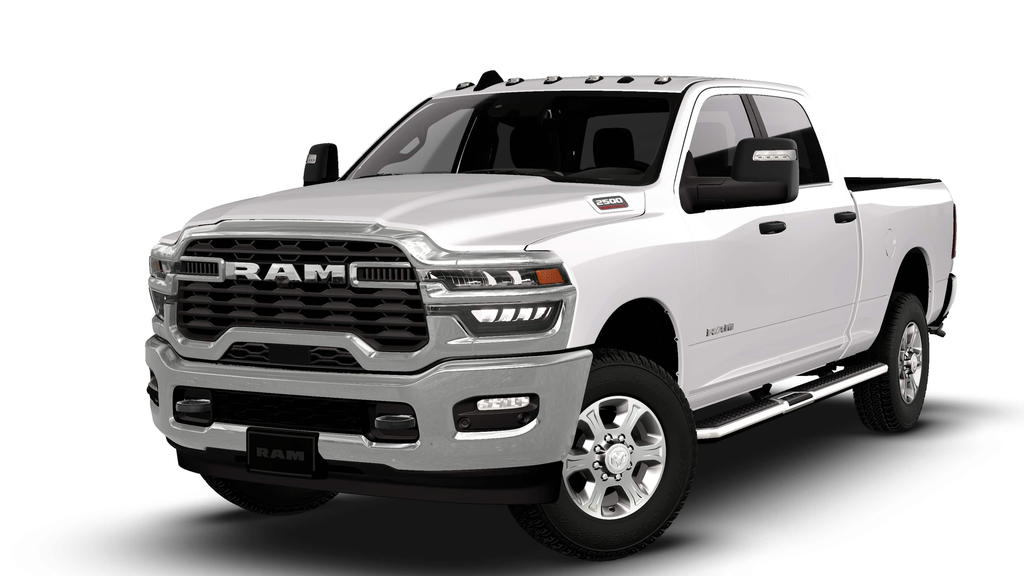 New 2026 Bright White Clear-Coat Exterior Paint Ram BIG HORN image 1
