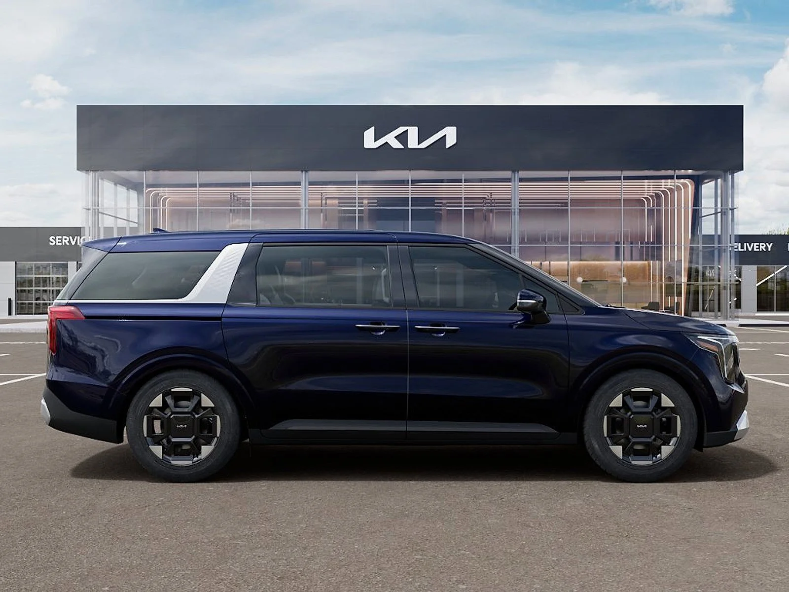 New 2026 Deep Chroma Blue Kia EX image 7