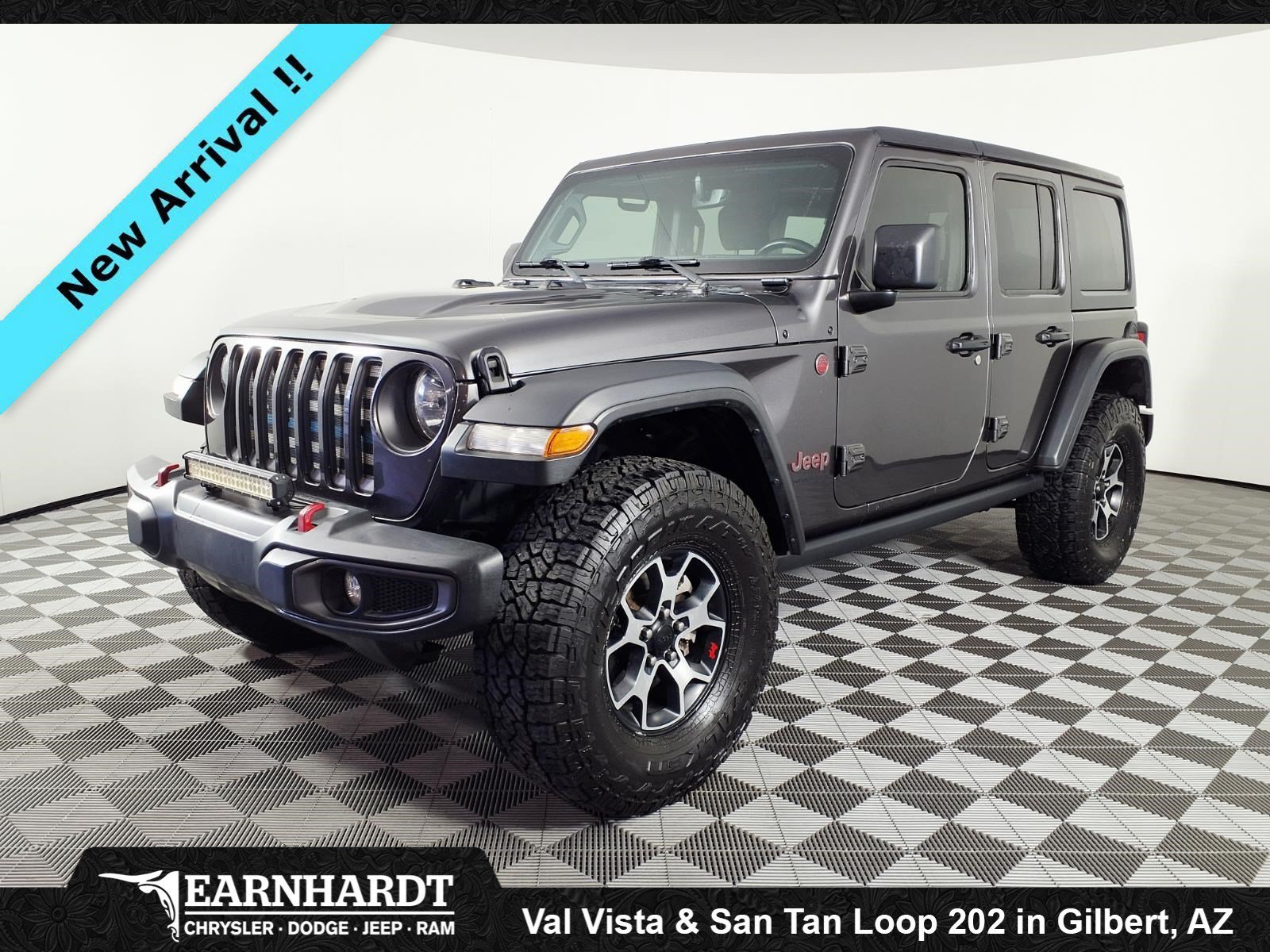Certified Used 2022 Granite Crystal Metallic Clearcoat Jeep Unlimited Rubicon image 1