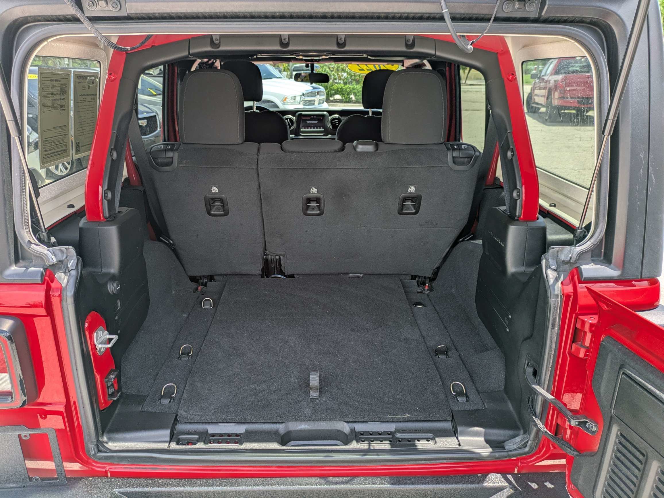Used 2022 Firecracker Red Clearcoat Jeep Unlimited Willys Sport image 15