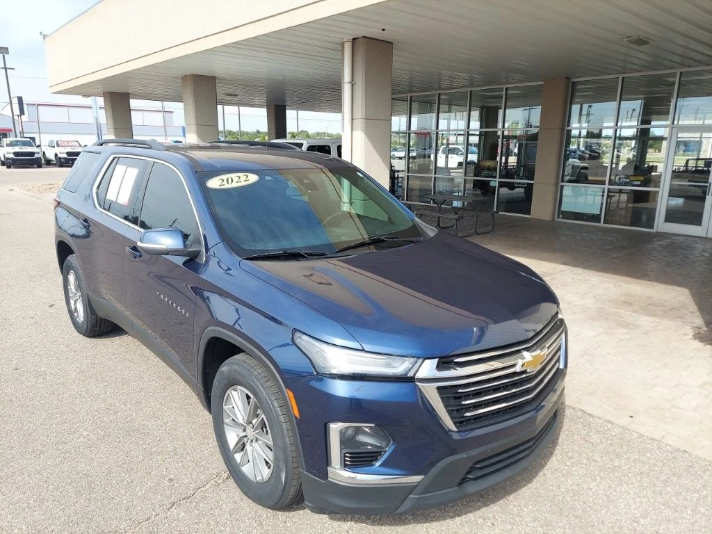 Used 2022 Blue Chevrolet LT image 1