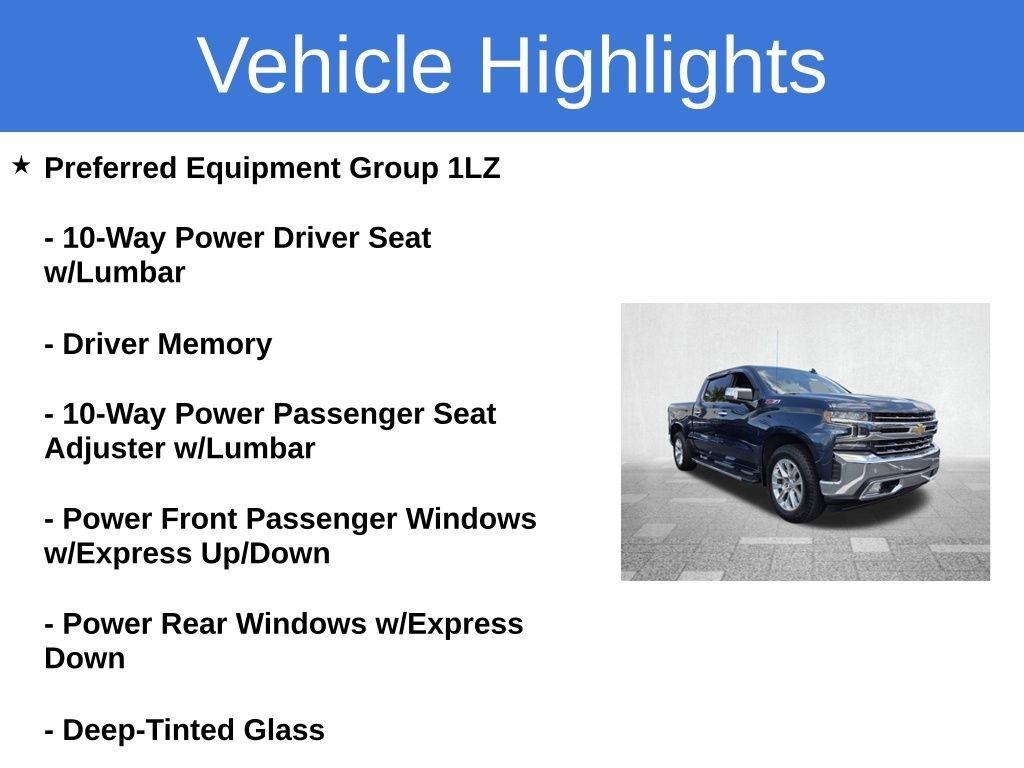 Used 2022 Northsky Blue Metallic Chevrolet LTZ image 3