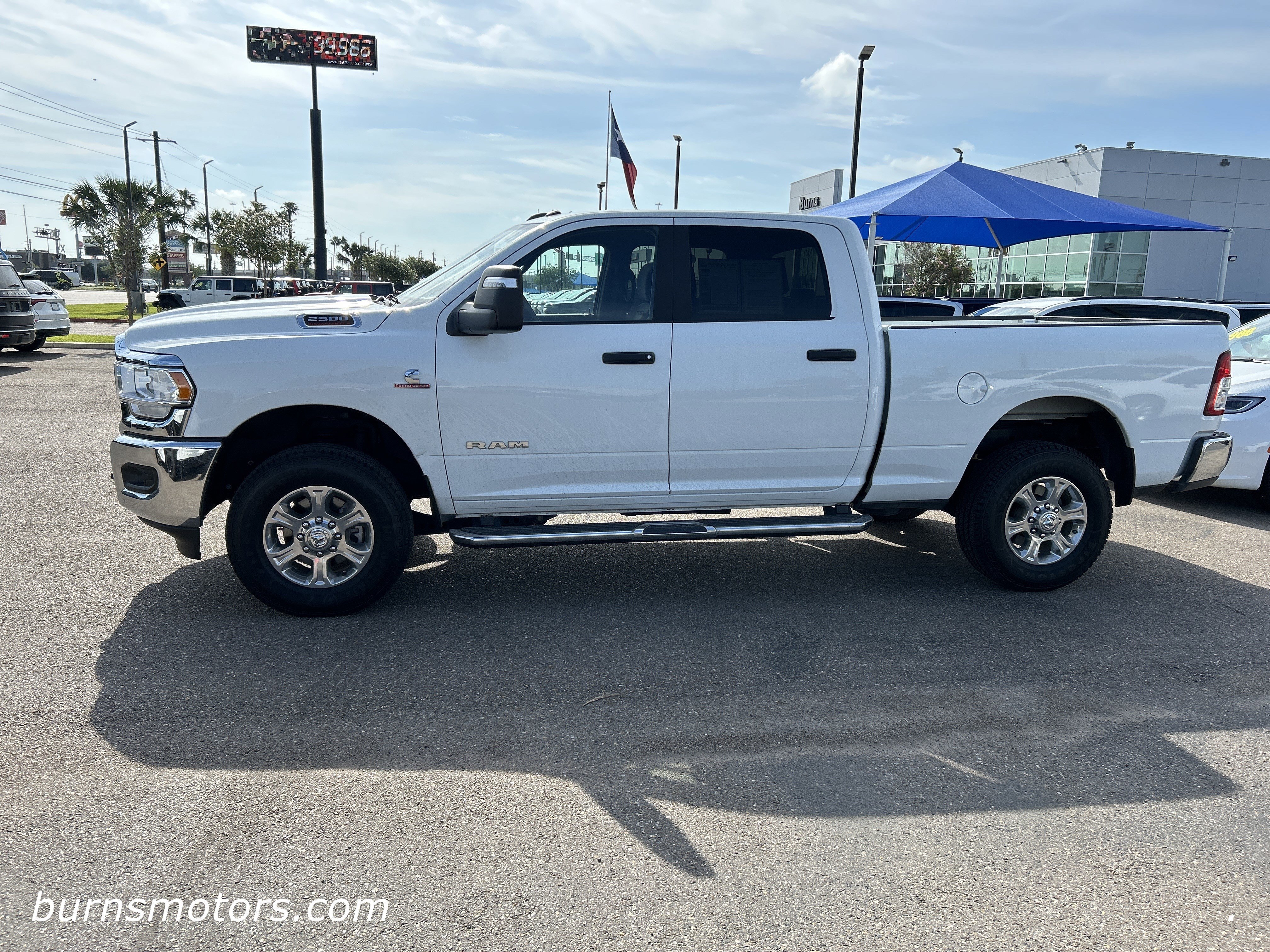 Used 2024 Bright White Ram Big Horn image 5