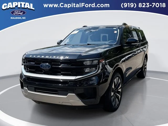 Used 2025 Black Ford Platinum image 1