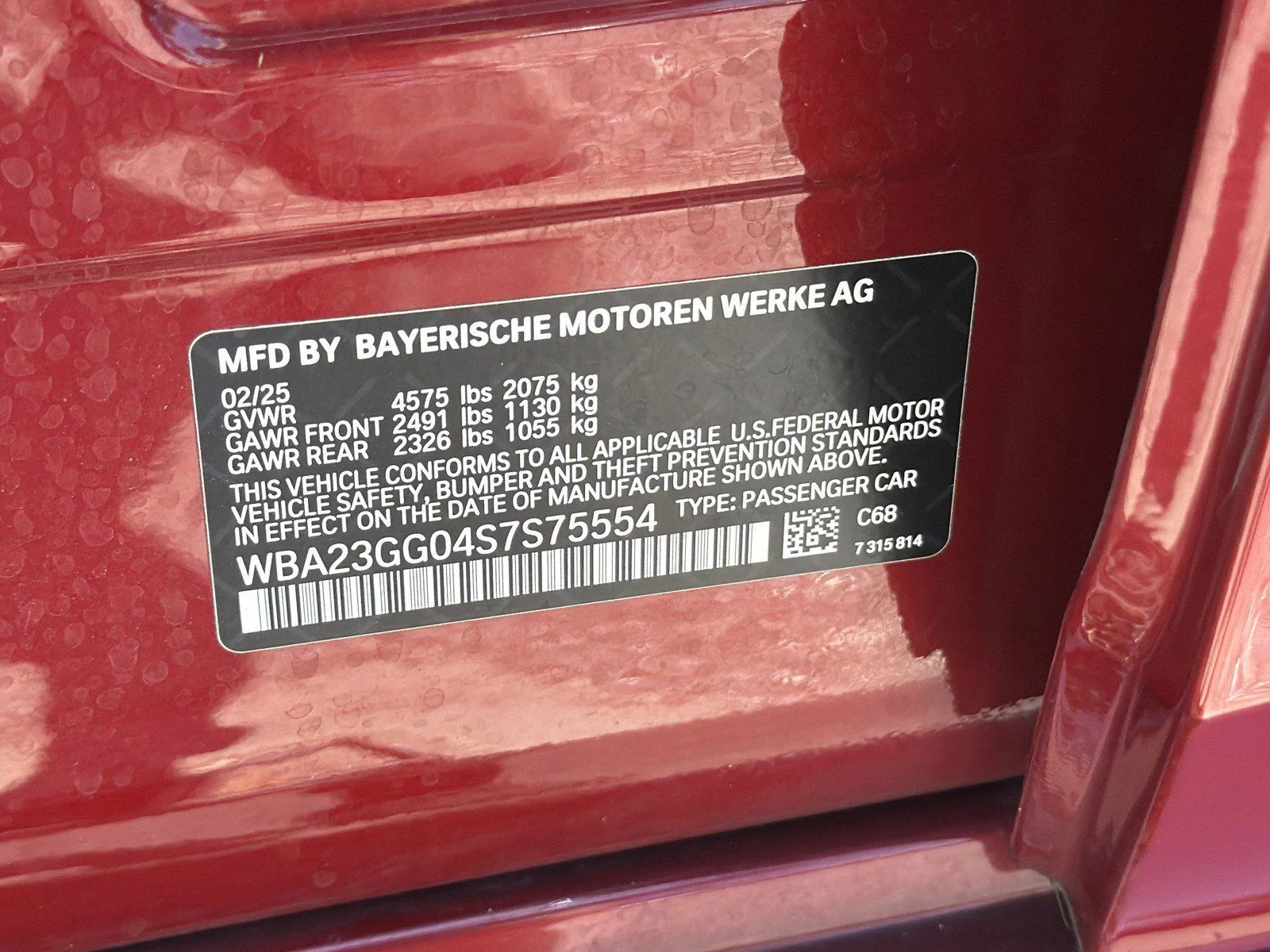 New 2025 Vegas Red Metallic BMW 228 xDrive Gran Coupe image 37
