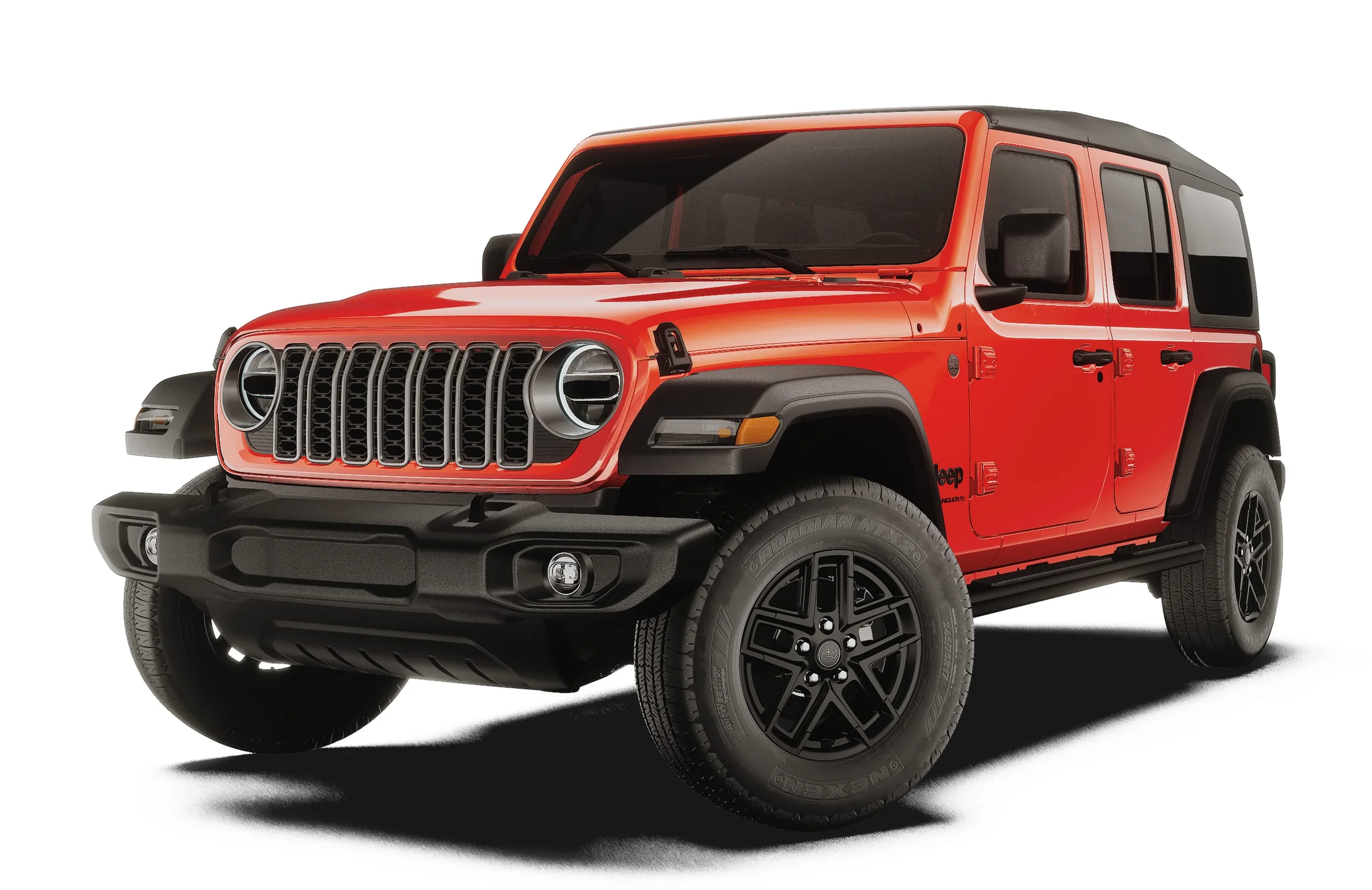 New 2027 Firecracker Red Clear-Coat Paint Jeep Sport S image 1