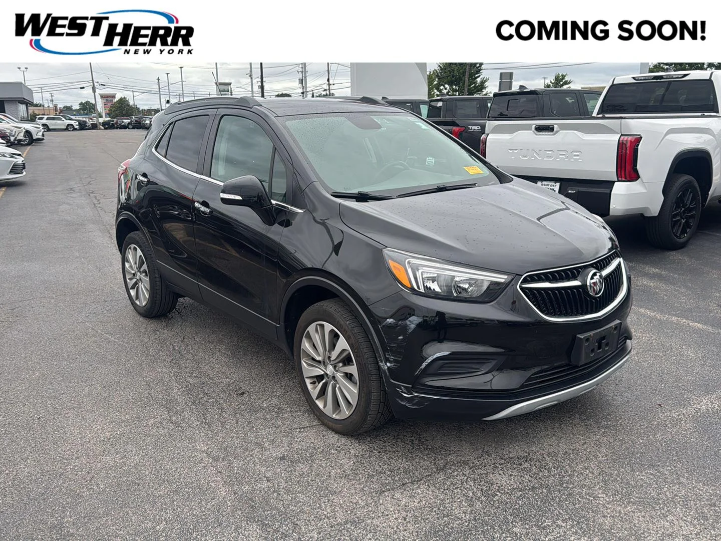 Used 2019 Ebony Twilight Metallic Buick Preferred image 1