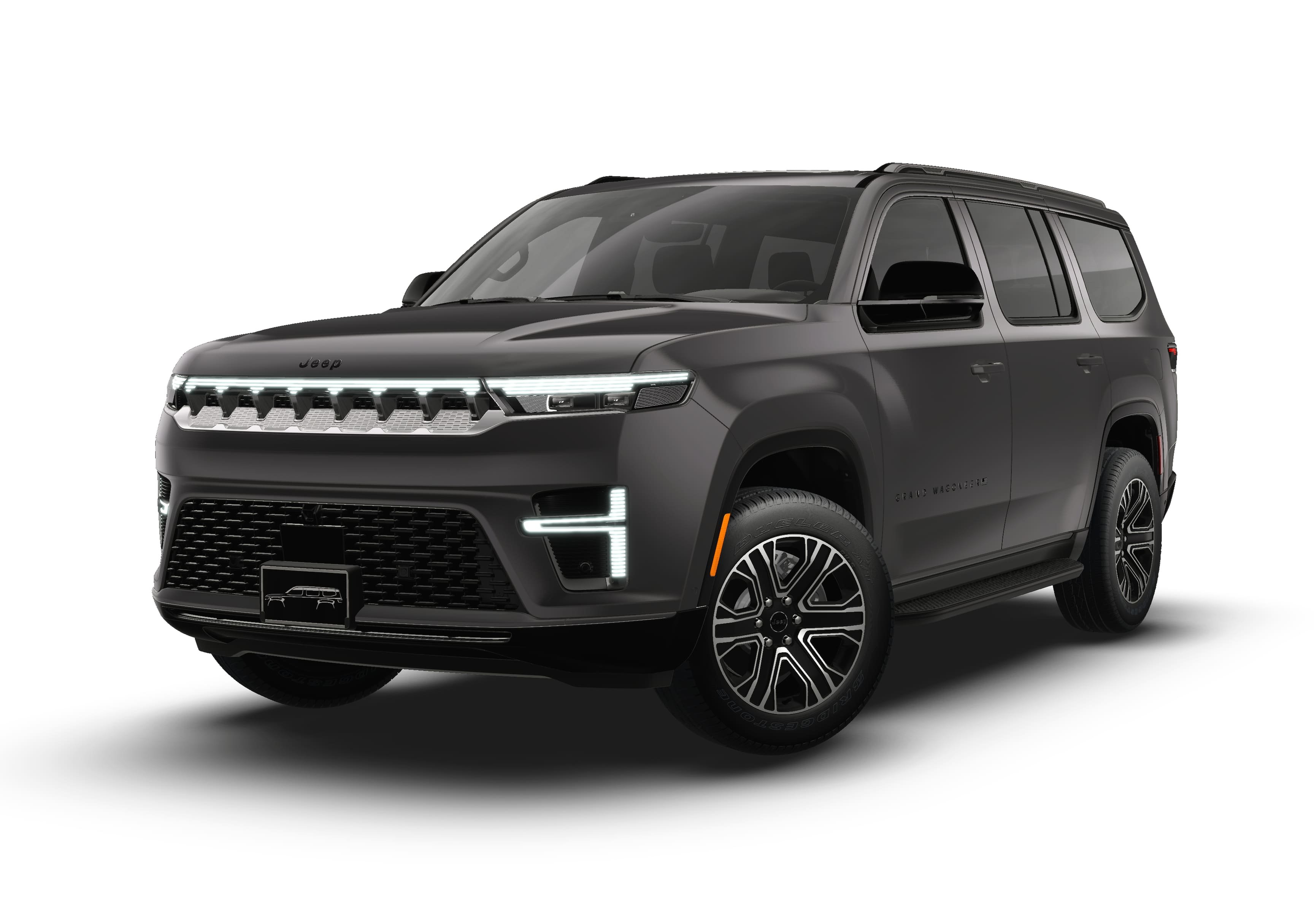 New 2026 Baltic-Gray Metallic Clear-Coat Exterior Paint Jeep Grand Wagoneer image 13
