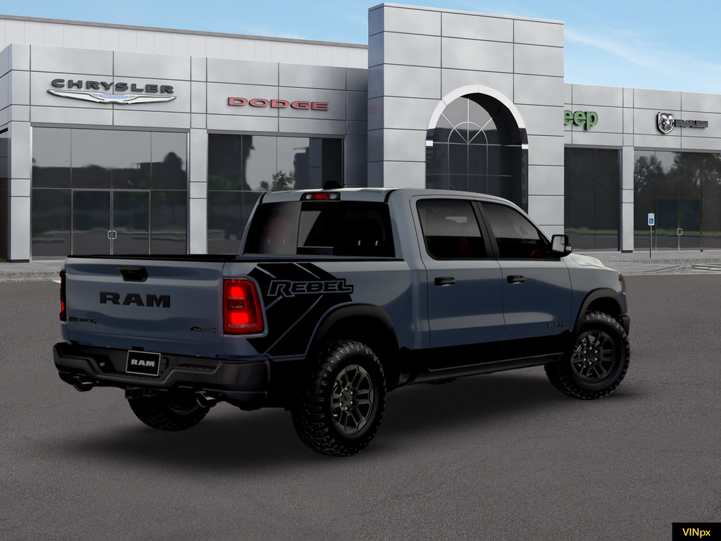 New 2026 Forged Blue Metallic Exterior Paint RAM Rebel image 6
