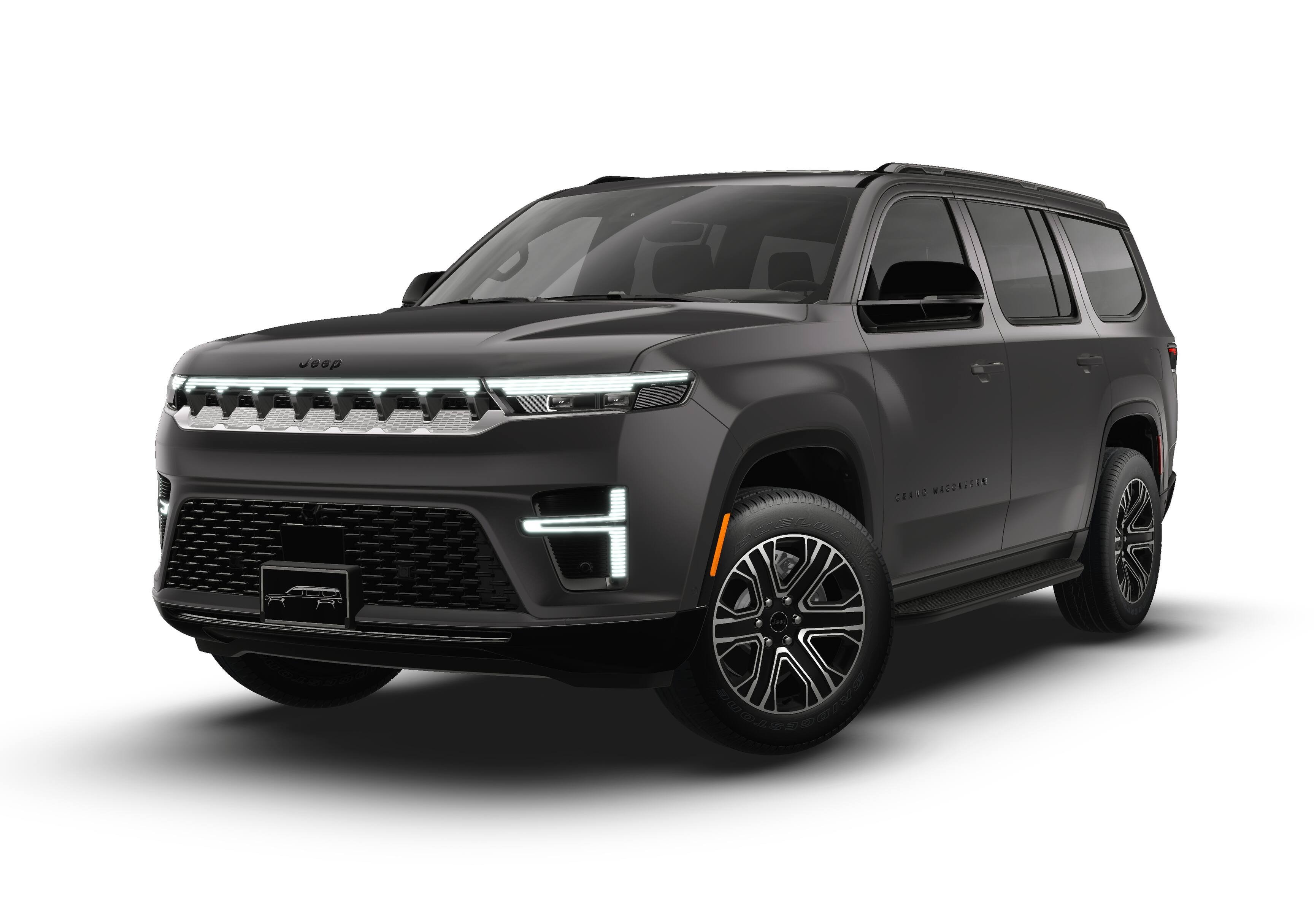 New 2026 Baltic-Gray Metallic Clear-Coat Exterior Paint Jeep Grand Wagoneer image 13