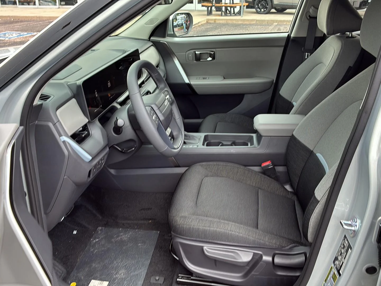 New 2027 Ivory Silver Kia LX image 8
