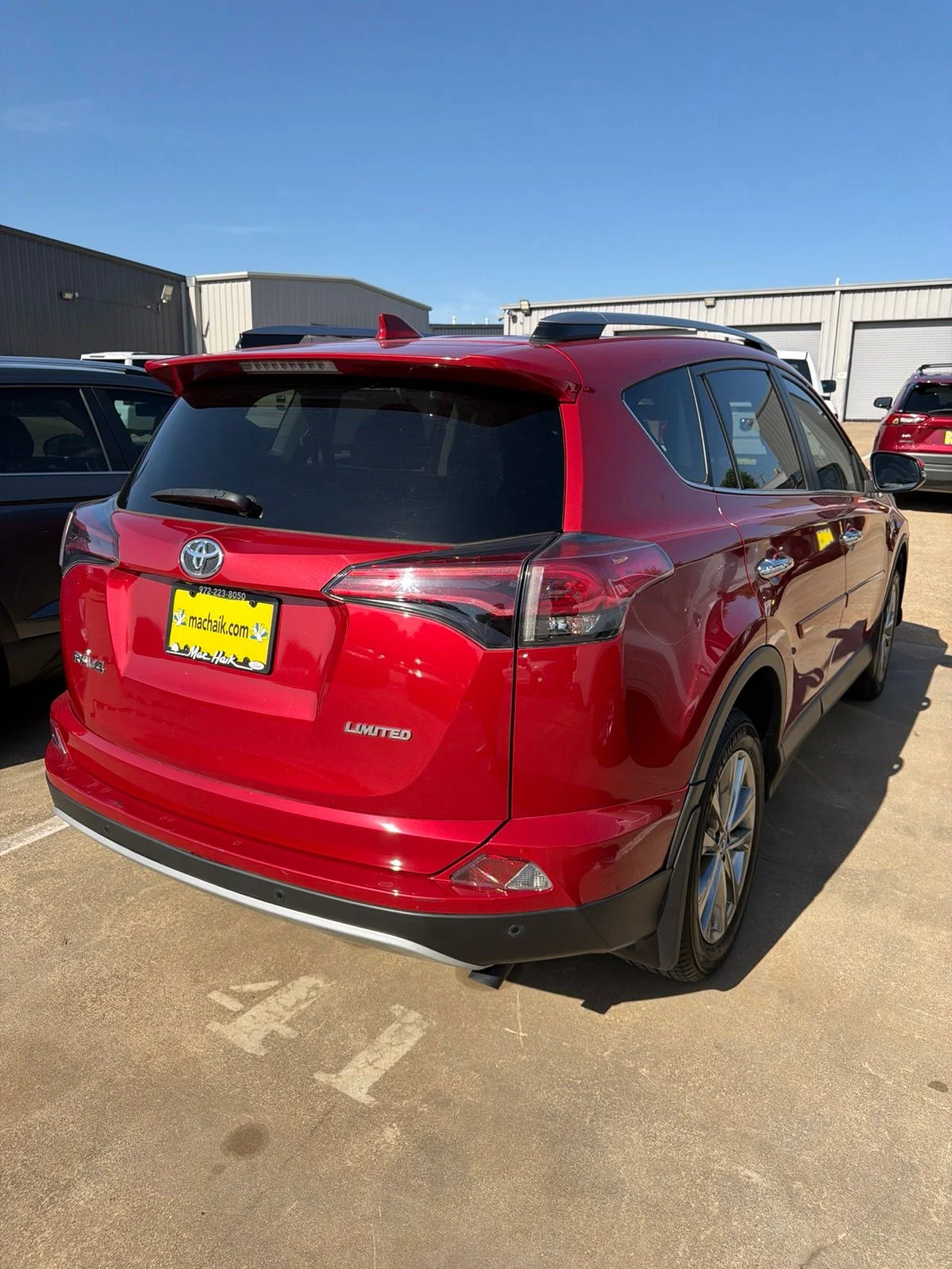 Used 2017 Red Toyota Limited image 2