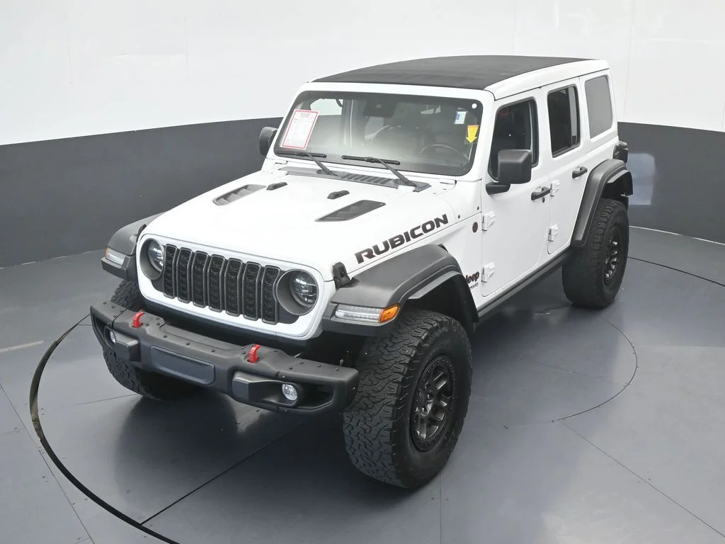 Used 2022 Bright White Clearcoat Jeep Unlimited Rubicon image 49