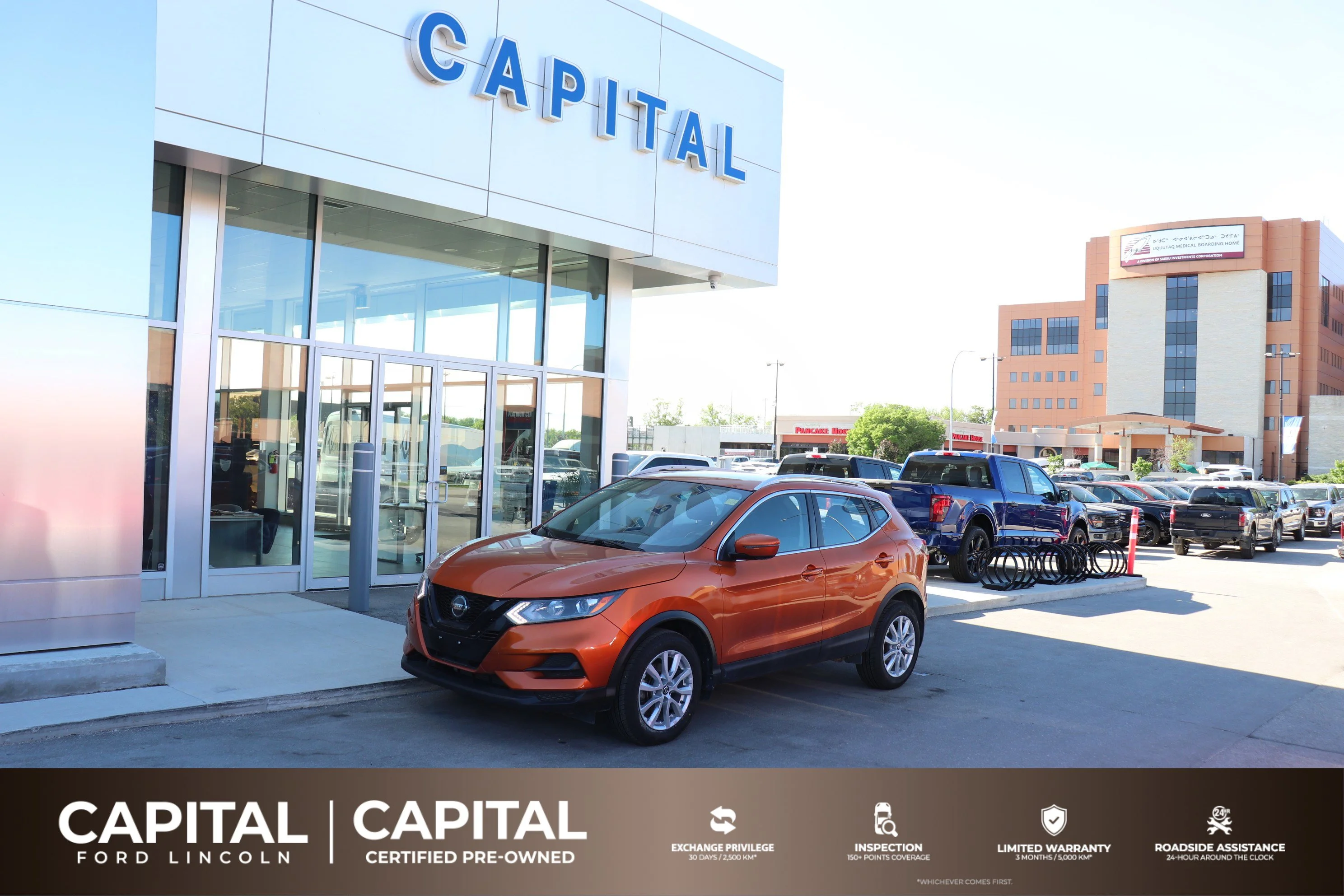Certified Used 2022 ORANGE Nissan SV image 1