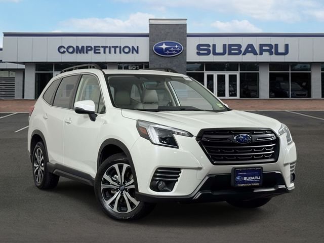 Certified Used 2023 Crystal White Pearl Subaru Limited image 1