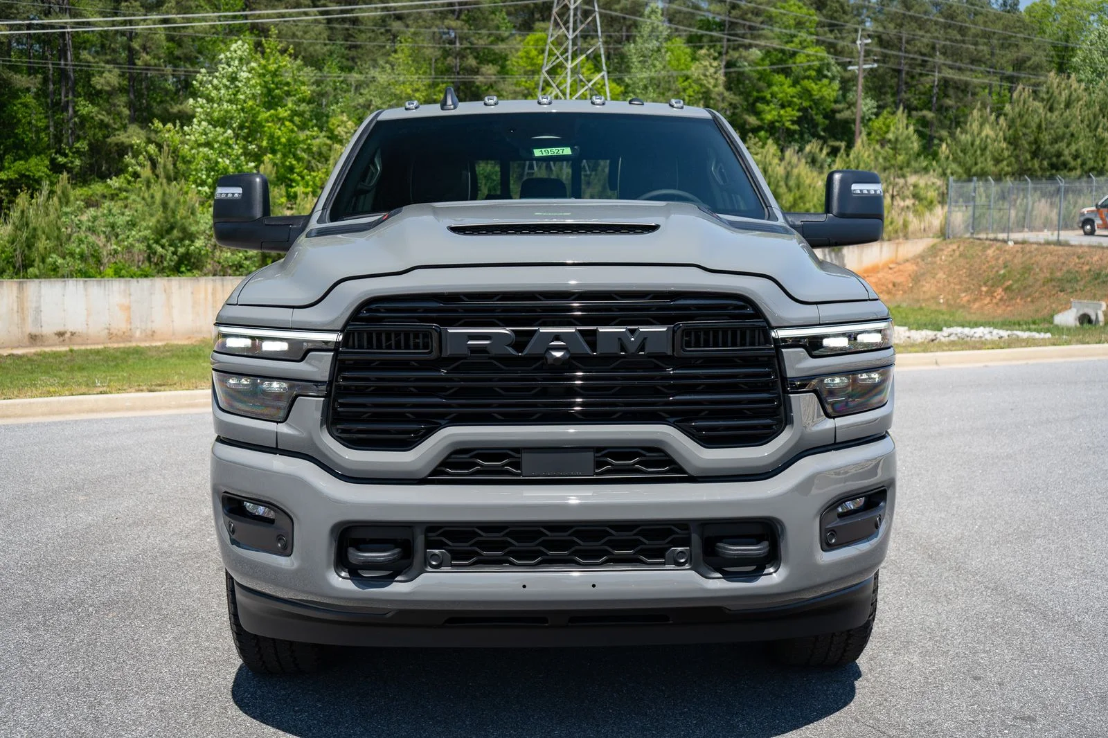 New 2026 Ceramic Gray Clear-Coat Exterior Paint RAM Laramie image 2