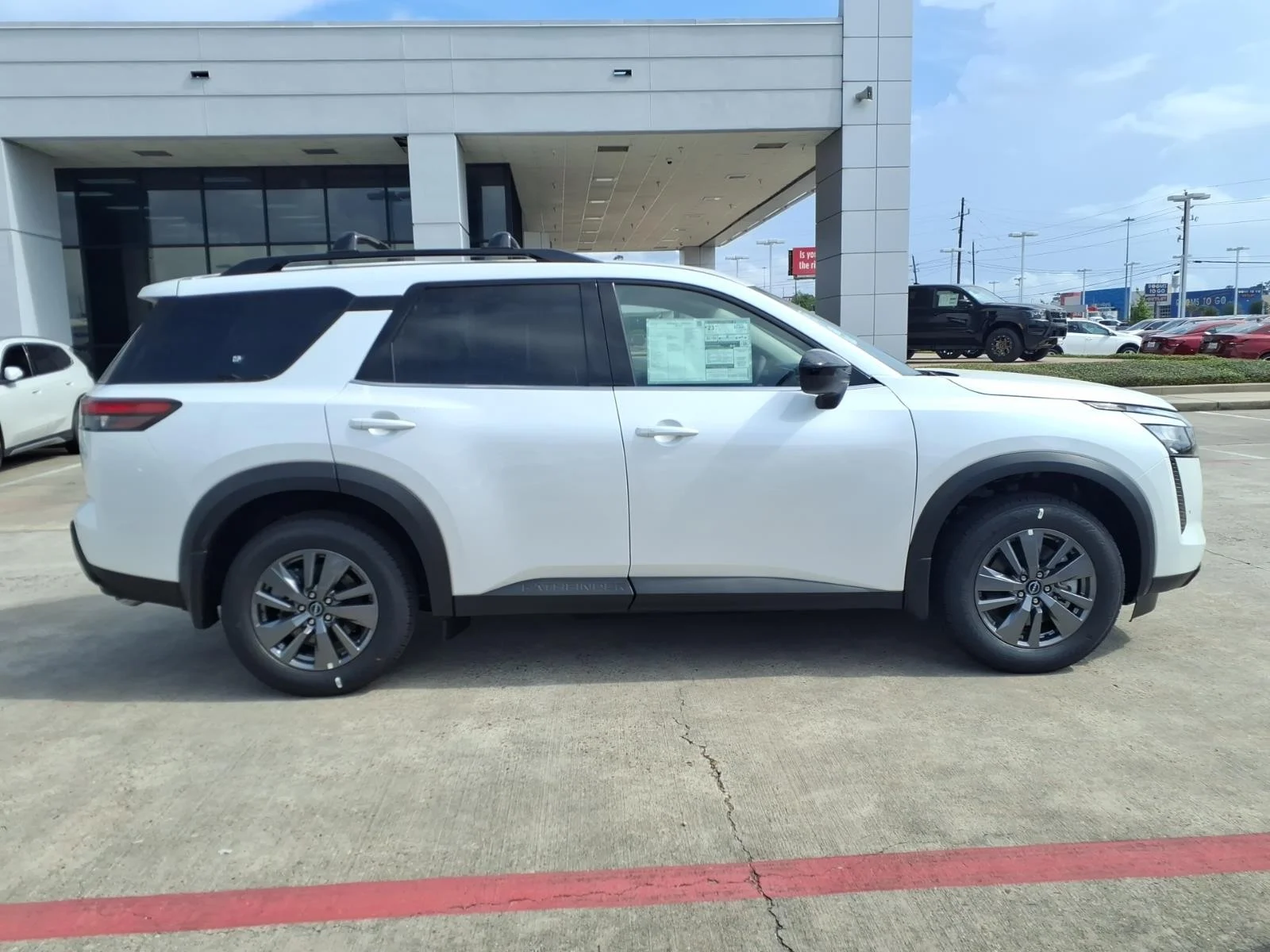 2026 Nissan Pathfinder SV White at Robbins Nissan