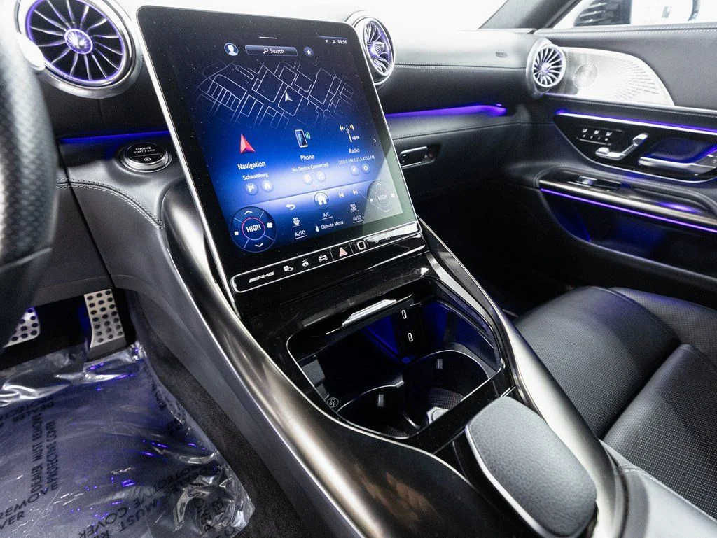 Used 2022 MANUFAKTUR Moonlight White Metallic Mercedes-Benz SL 55 AMG® image 16