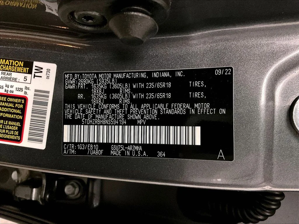 Used 2022 Gray Toyota XLE image 40