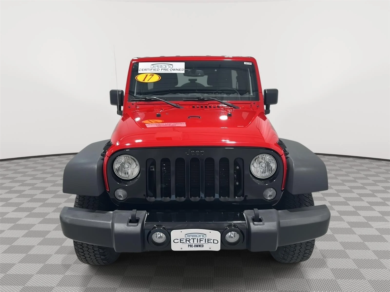 Used 2017 Firecracker Red Clearcoat Jeep Willys Wheeler image 8