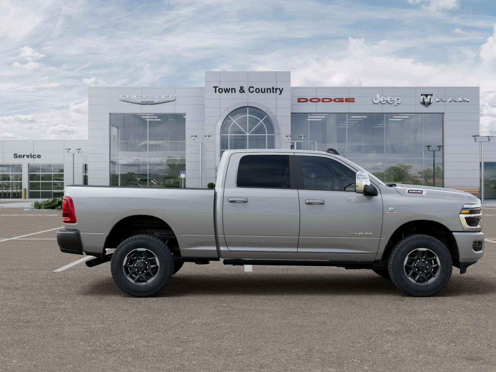 New 2026 Silver-Zynith Exterior Paint RAM Laramie image 43