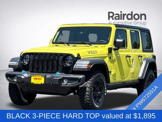 Used 2023 High Velocity Clearcoat Jeep Willys 4xe image 2