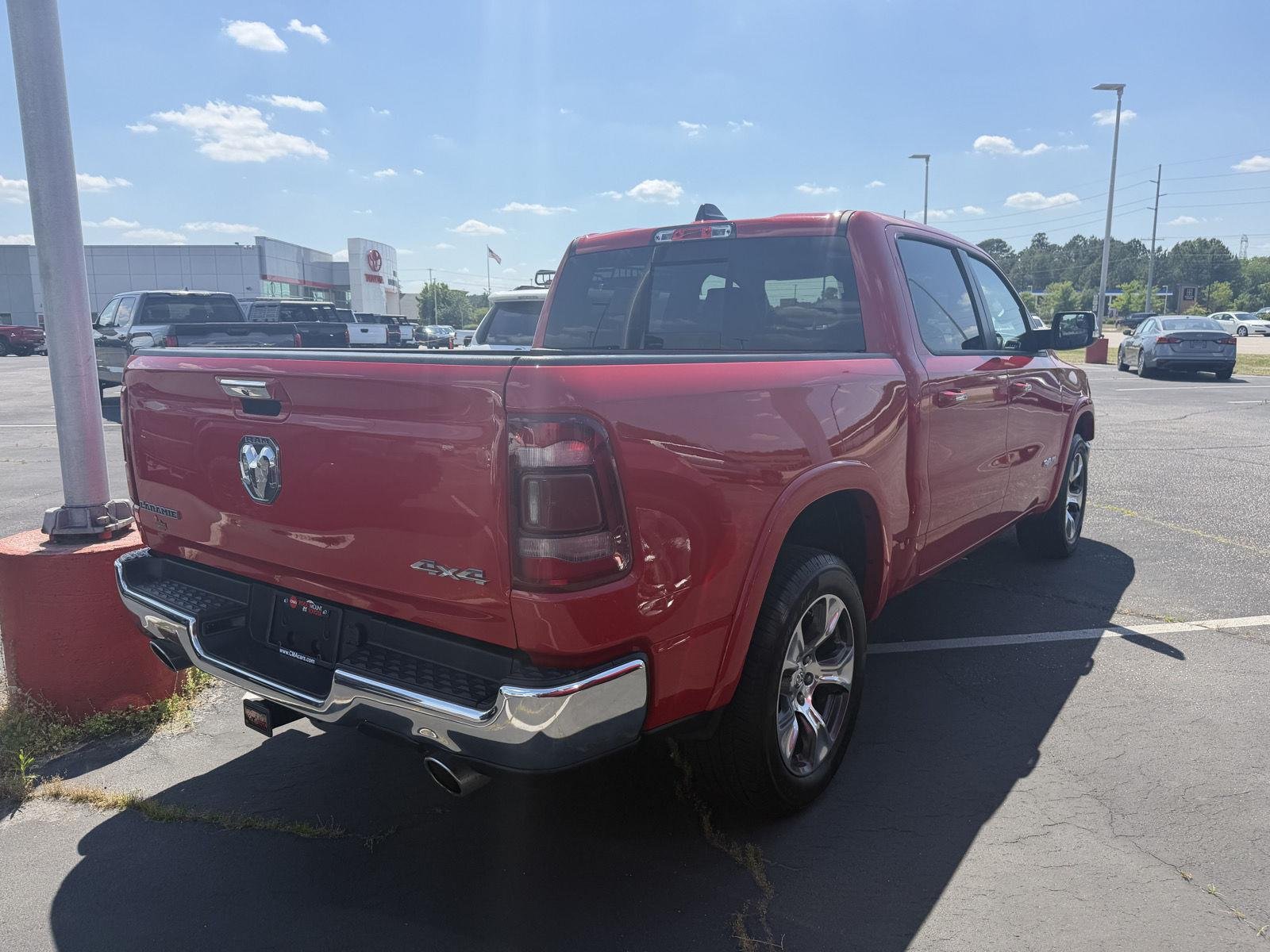 Used 2022 Flame Red Clearcoat Ram Laramie image 7