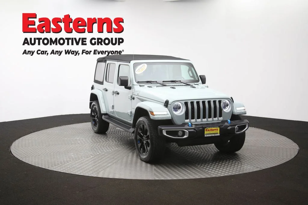 Used 2023 Gray Jeep Sahara 4xe image 50
