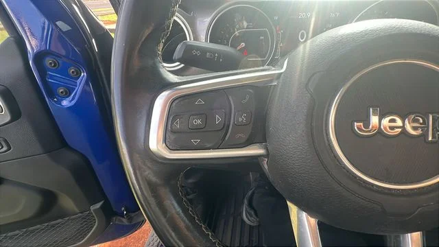 Used 2018 Blue Jeep Unlimited Sahara image 24