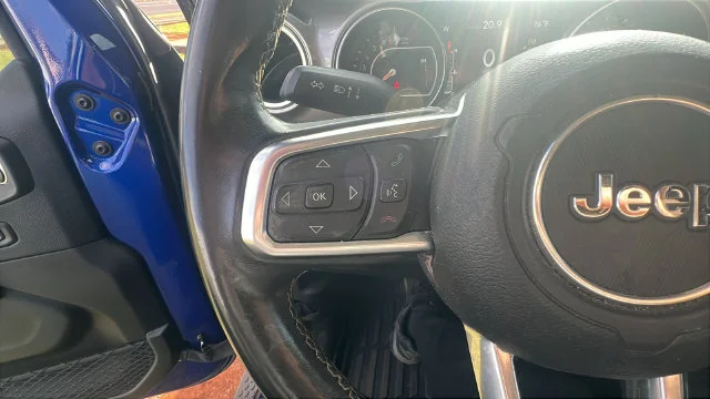 Used 2018 Blue Jeep Unlimited Sahara image 24