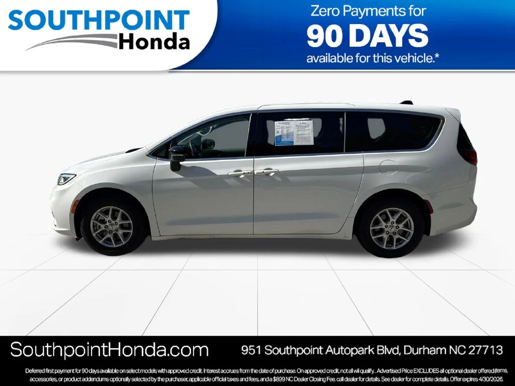 Used 2024 Bright White Clearcoat Chrysler Touring L image 4