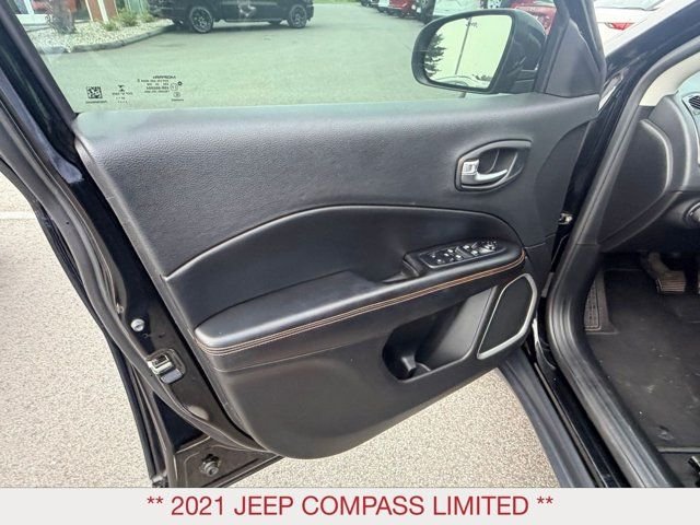Certified Used 2021 Black Jeep Limited image 9