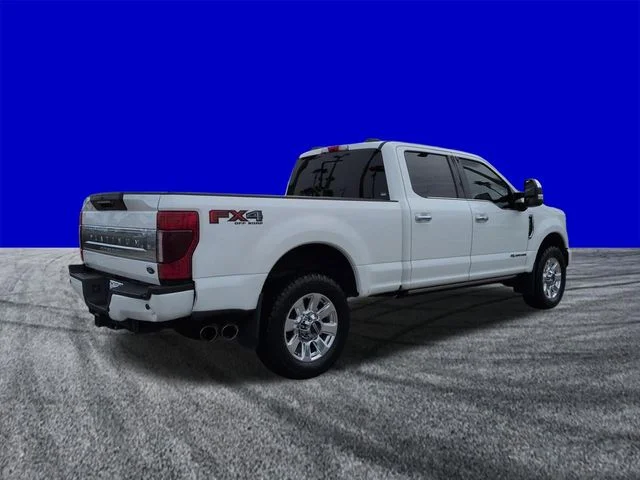Used 2021 Super Black Ford Platinum image 4
