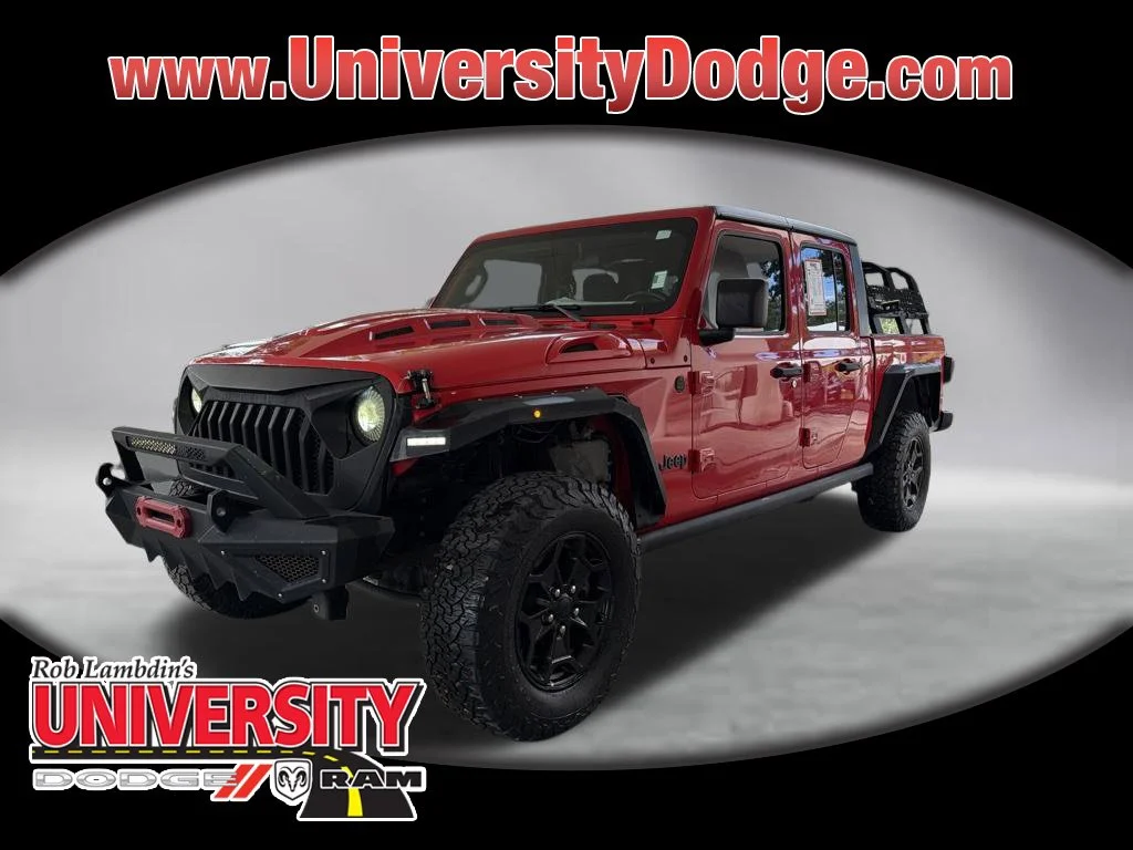 Used 2021 Red Jeep Willys image 1