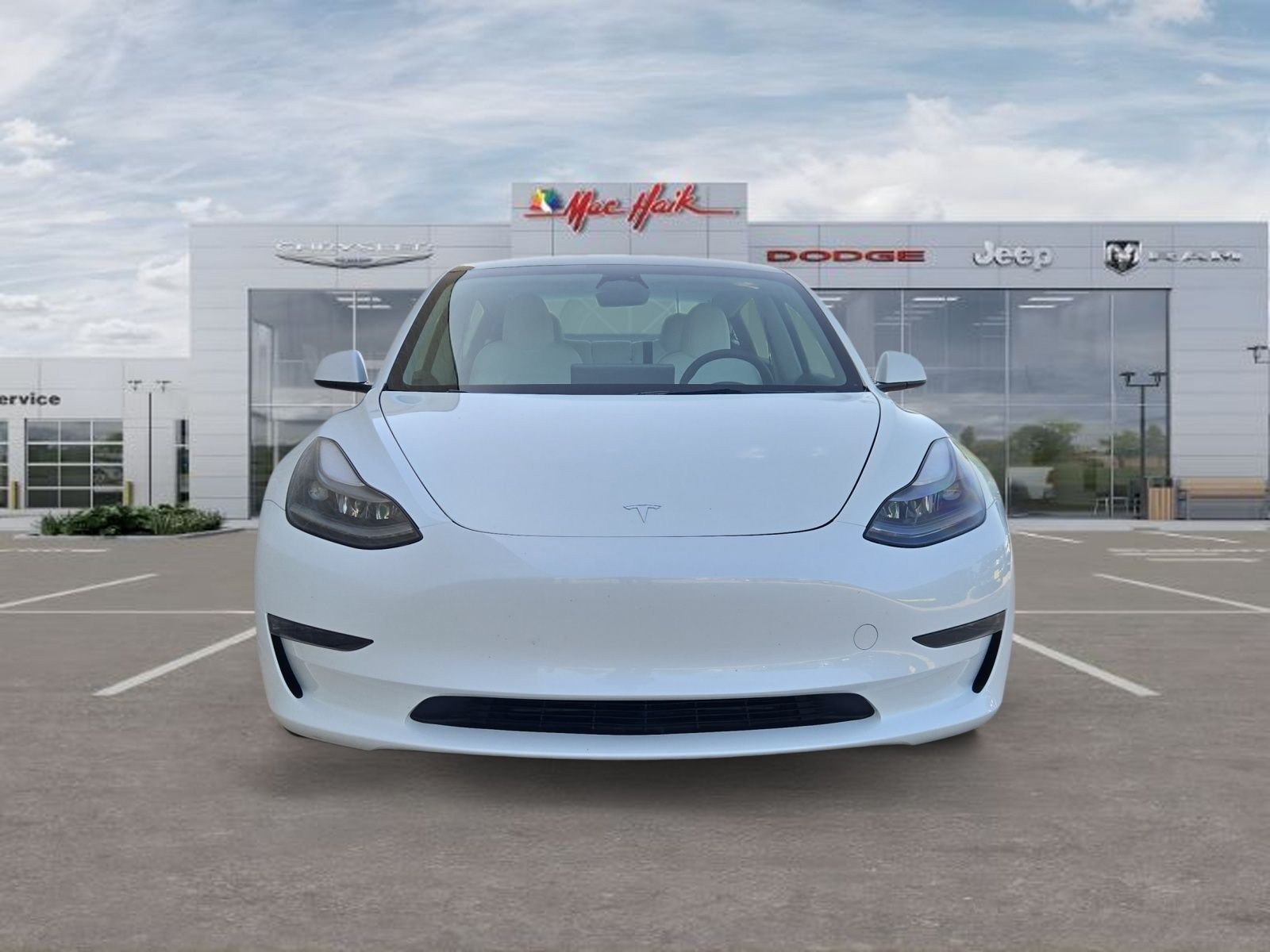 Used 2023 White Tesla Base image 8
