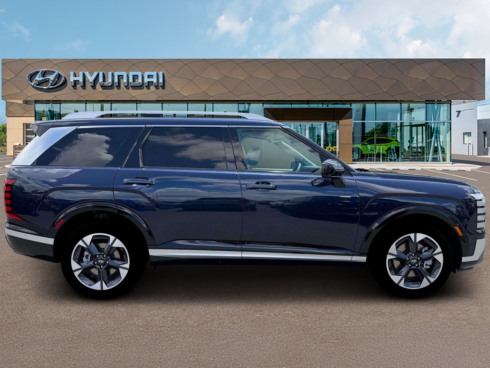 New 2026 Blue Hyundai Limited AWD image 9